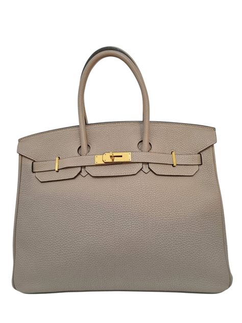 hermes birkin 35 gris tourterelle|Hermès Birkin 35 Gris Tourterelle Togo with Palladium Hardware.